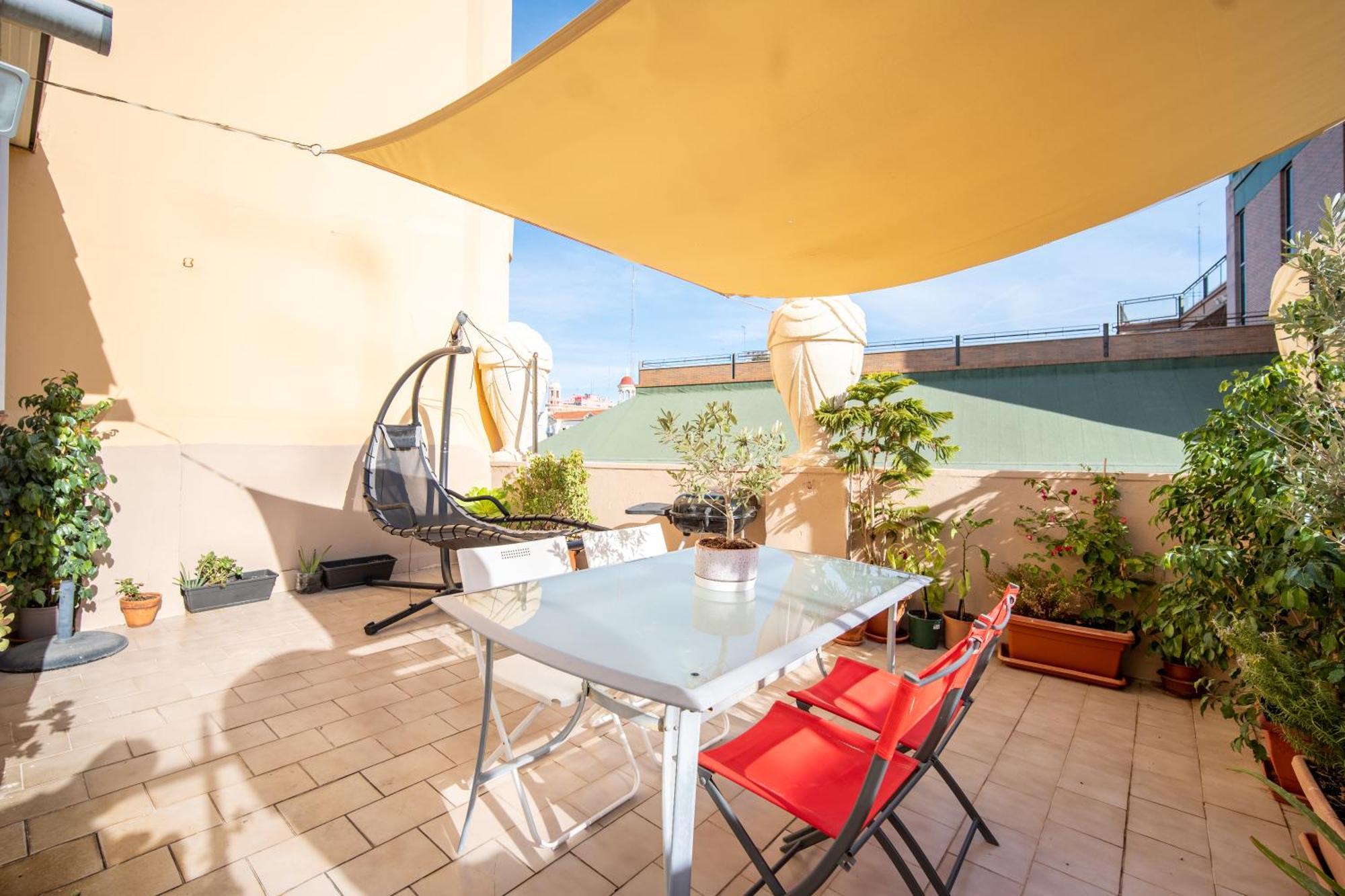 Atico De Lujo Plaza Ayuntamiento Apartment บาเลนเซีย ภายนอก รูปภาพ