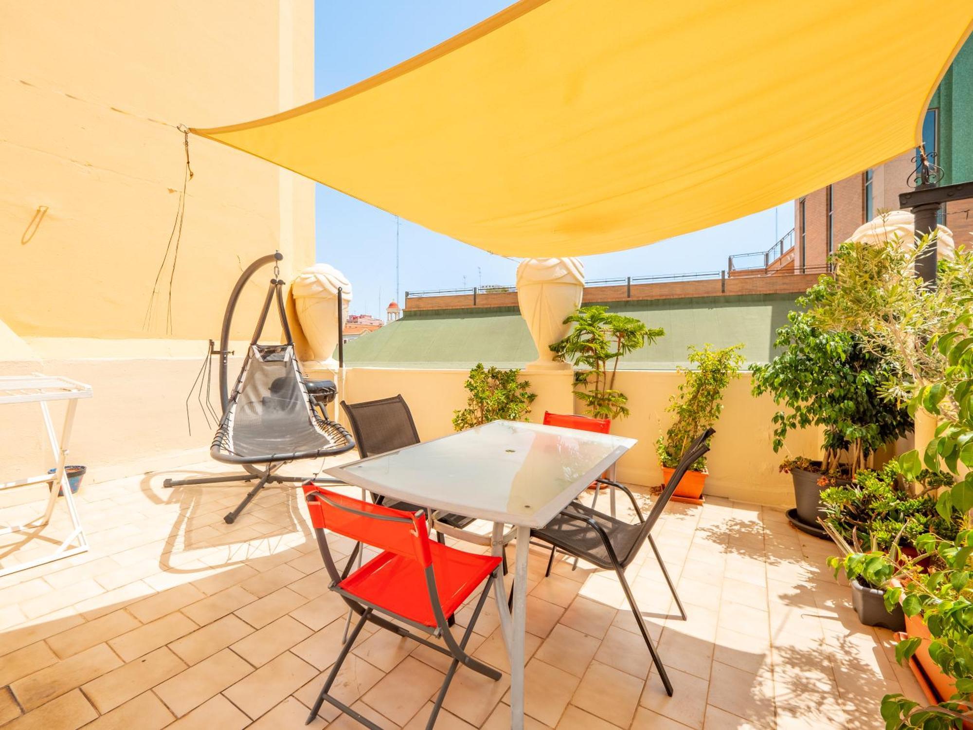 Atico De Lujo Plaza Ayuntamiento Apartment บาเลนเซีย ภายนอก รูปภาพ